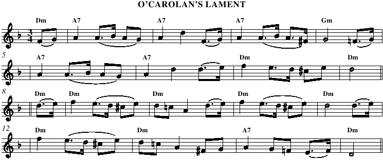 O Carolan S Lament